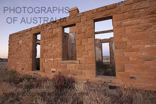 ruins of post office at outback town of Milparinka NSW Australia