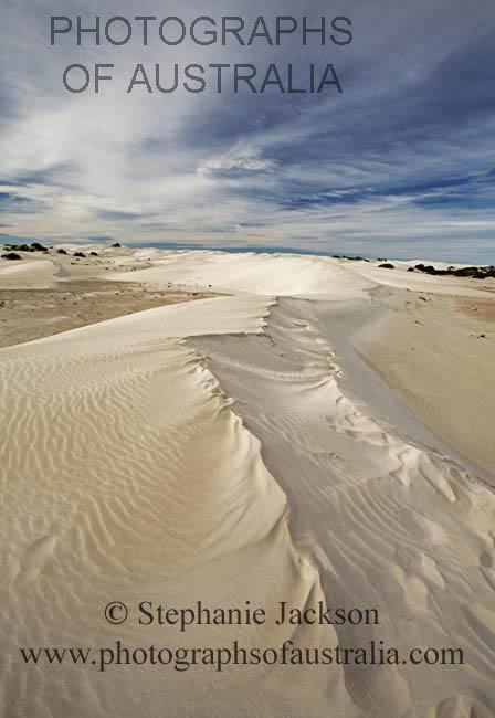 yanerbie sand hills dunes eyre peninsula near streaky bay southy asutralia