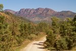 outback road and  landscape flinders ranges national park south australia