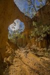 natural arch and erosion at Golden Gully near Hill End NSW