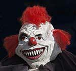 smiling happy clown monster face 