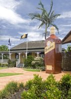Entrance to Bundaberg Rum Distillery, a popular tourist attraction in Queensland