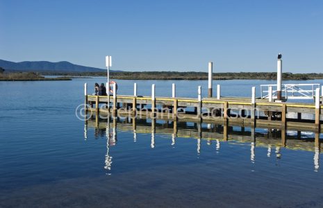 Jetty on Mallacoota inlet, Victoria